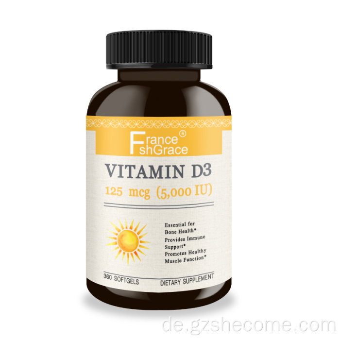 Vitamind3 Immununterstützung Glutenfreies Vitamind3 -Supplement